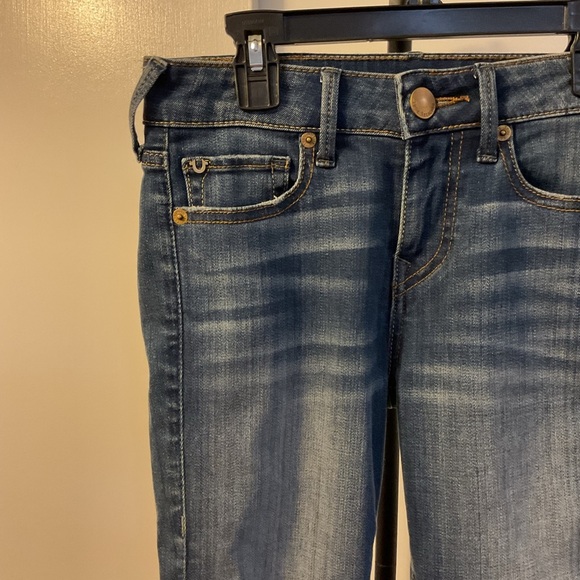 10. True Religion Mid Rise Super Skinny Classic Blue Jeans Size 27 - Picture 5 of 15